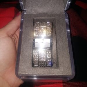 DKNY Stainless Steel Watch w/ Crystal Accents